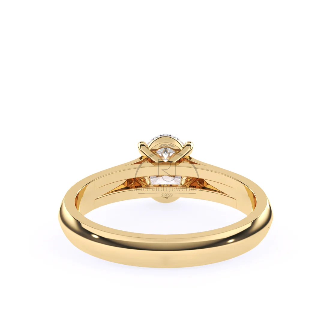 Oval Cut 1.00 CT Lab Grown Solitaire Ring