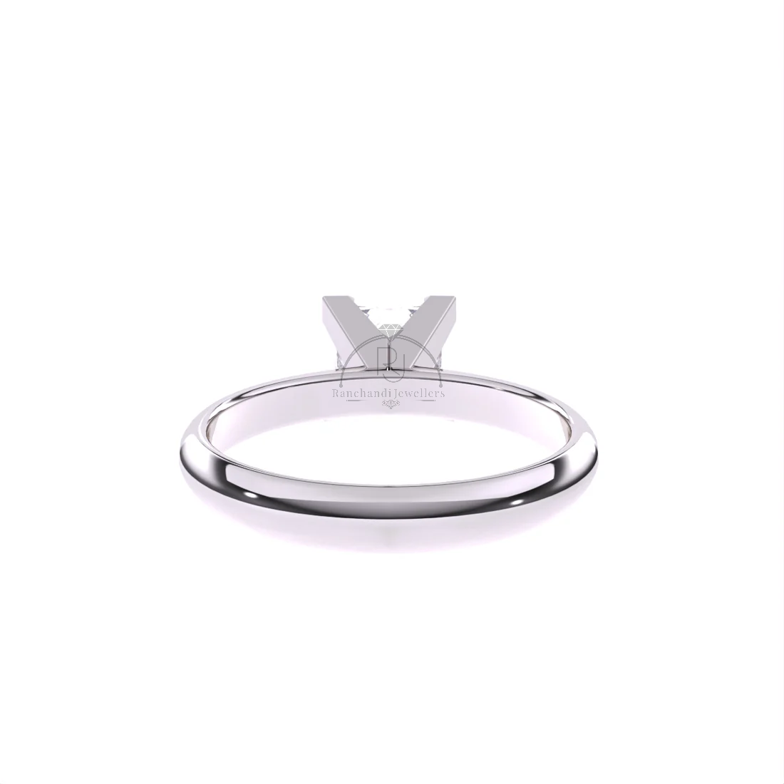 Princess 1.35 CT Lab Grown Solitaire Ring