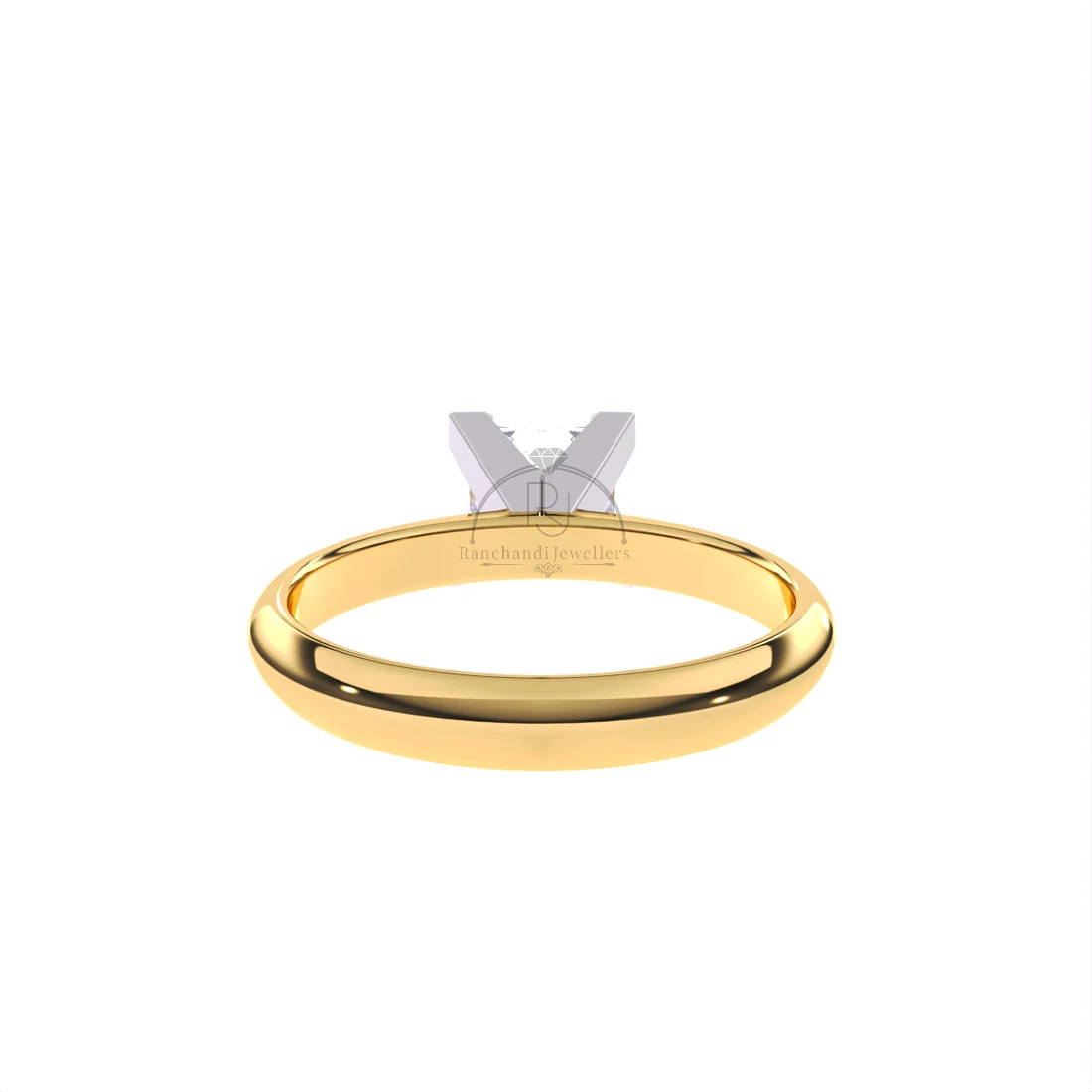 Princess 1.35 CT Lab Grown Solitaire Ring