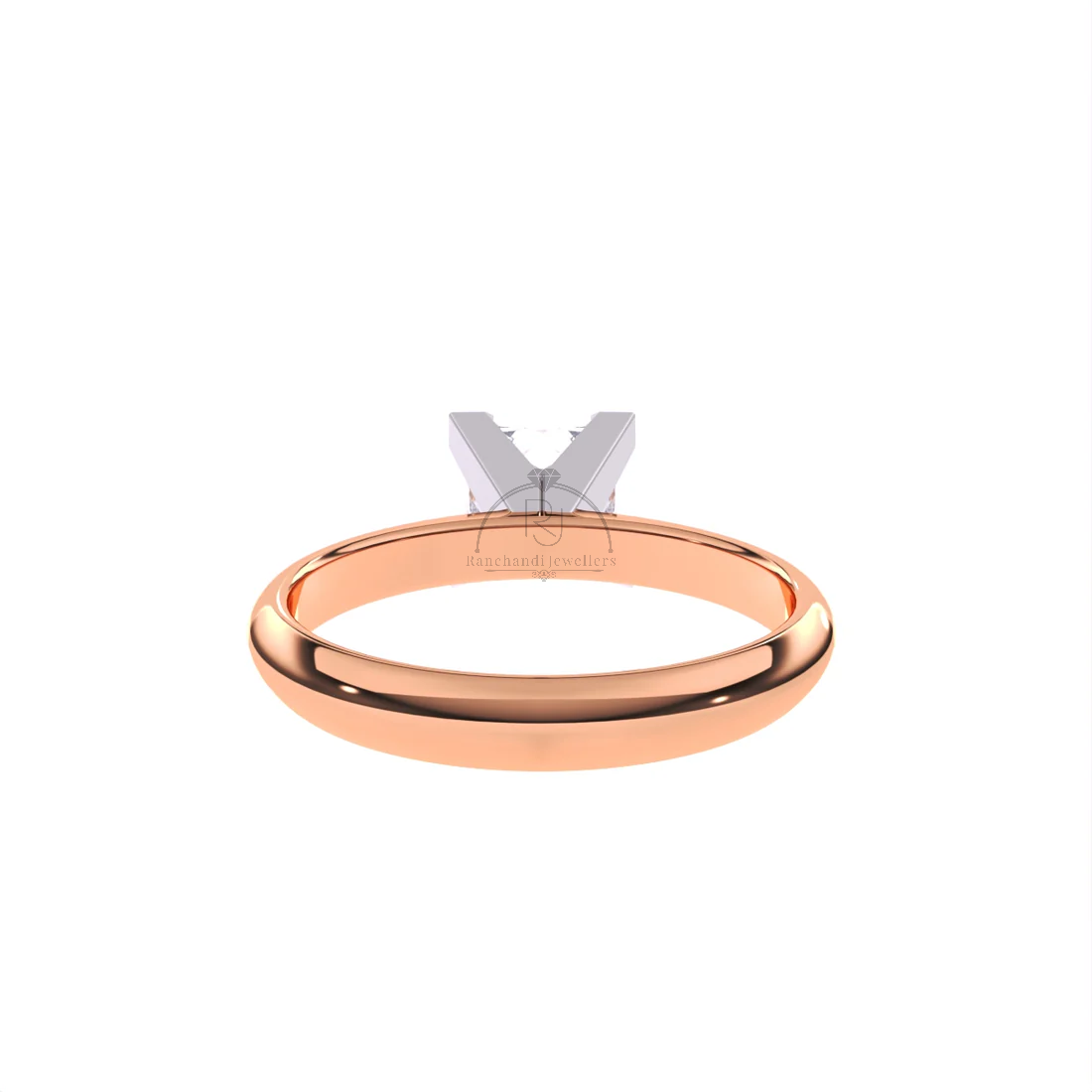 Princess 1.35 CT Lab Grown Solitaire Ring