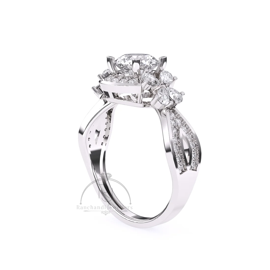 Round Cut 1.00 CT Lab Grown Solitaire Ring