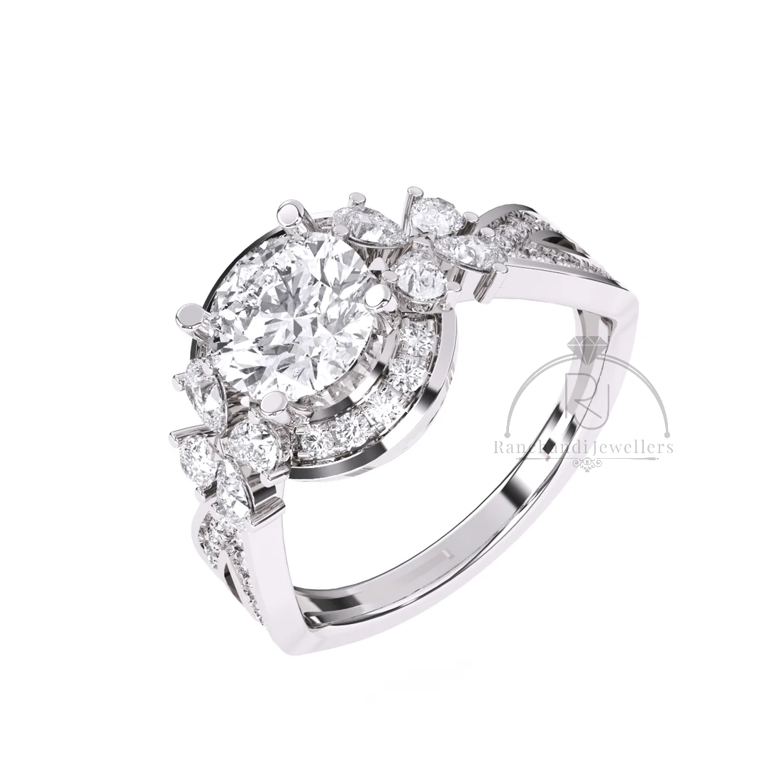 Round Cut 1.00 CT Lab Grown Solitaire Ring