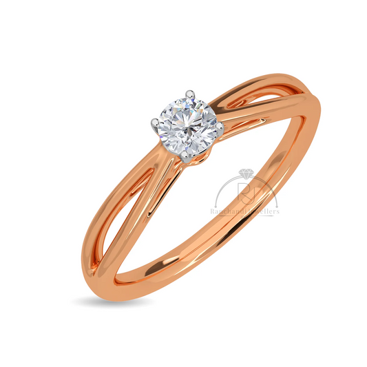 0.20 CT Lab Grown Solitaire Ring