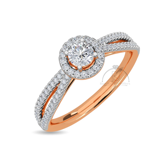 0.25 CT Lab Grown Solitaire Ring