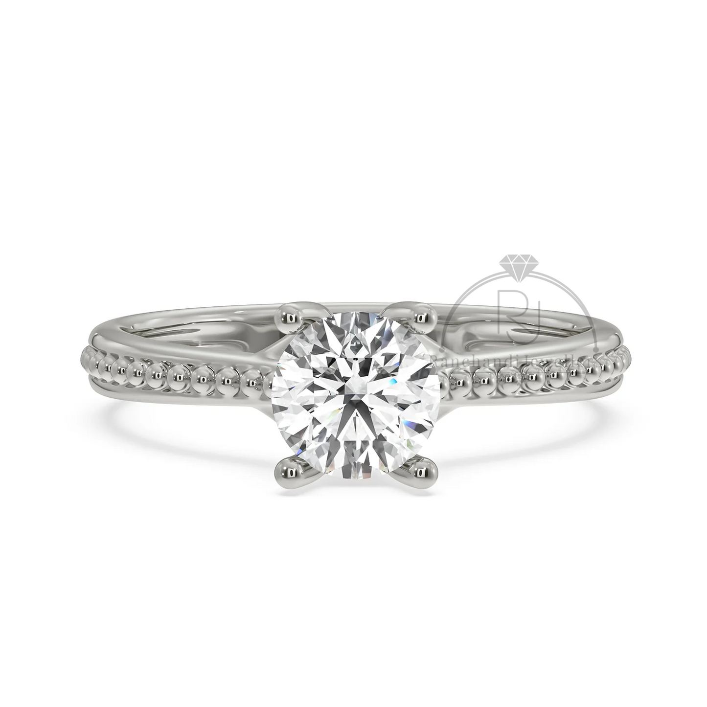 0.75 CT Lab Grown Solitaire Ring