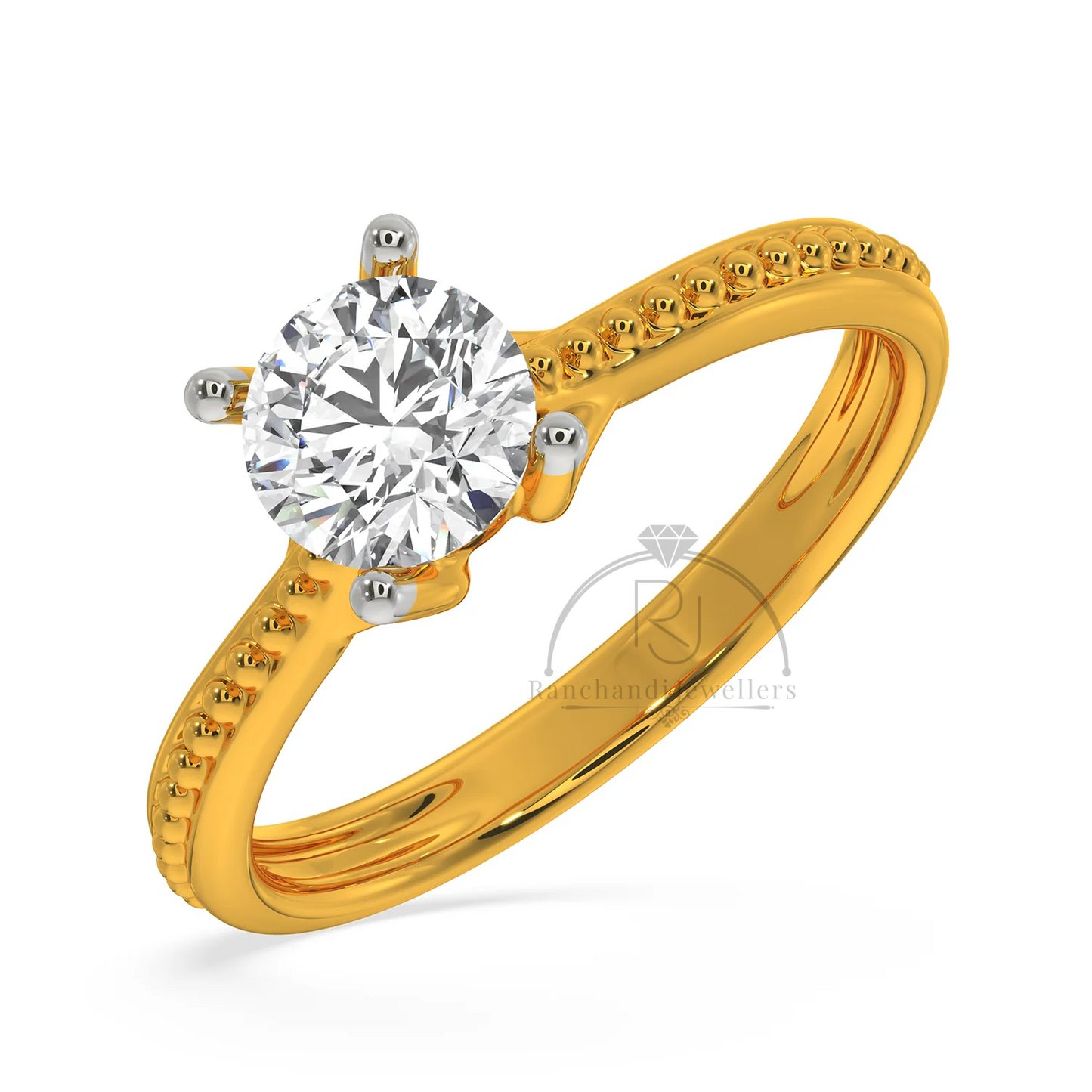 0.75 CT Lab Grown Solitaire Ring